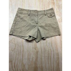 Trina Turk Womens Sz 00 Taupe Brown Short Shorts Summer Spring Travel Casual